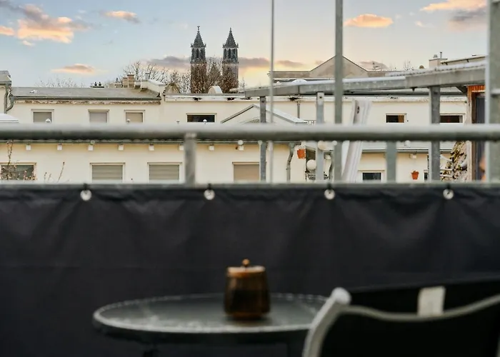 アパート Bliss Place - Serviced - Arbeitsplatz, Zentral, Kueche, Waschmaschine, Smarttv