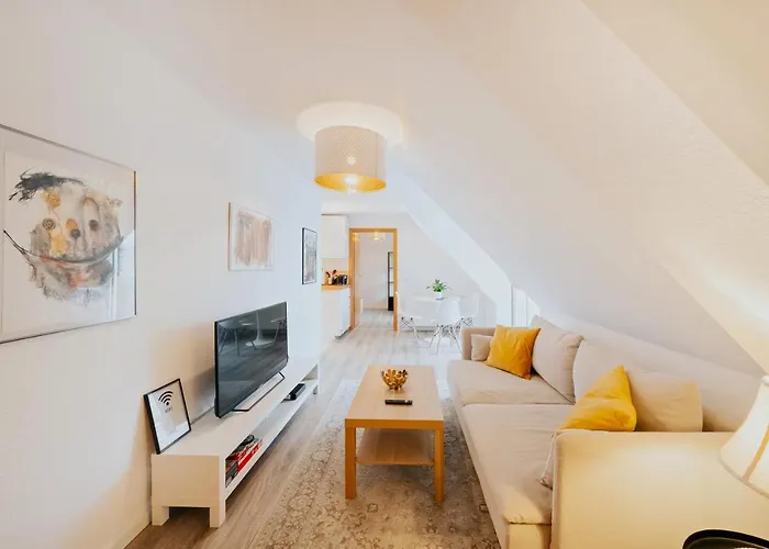 アパート Bliss Place - Serviced - Arbeitsplatz, Zentral, Kueche, Waschmaschine, Smarttv *